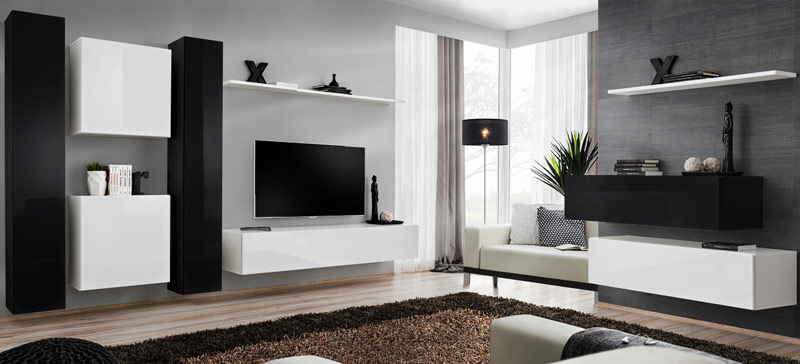 Mobile tv 180 cm bianco  Il miglior prezzo — Qechic