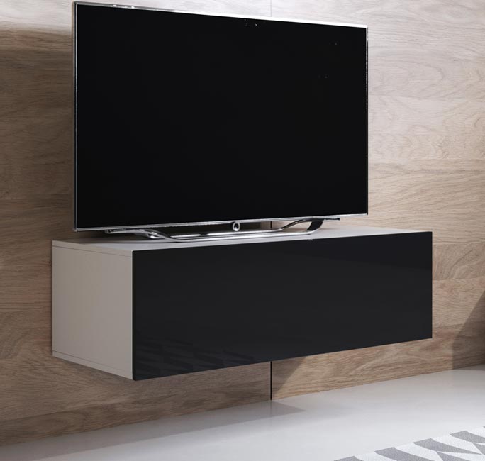 Mobile TV modello Luke H1 (100x30cm) colore bianco